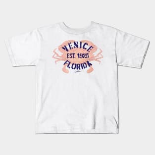 Venice, Florida, Est. 1925, Blue Crab Kids T-Shirt